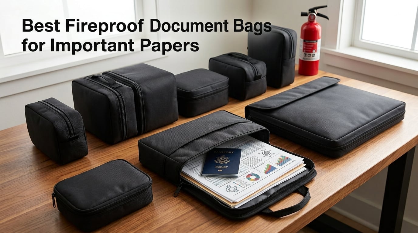 Best Fireproof Document Bags for Important Papers