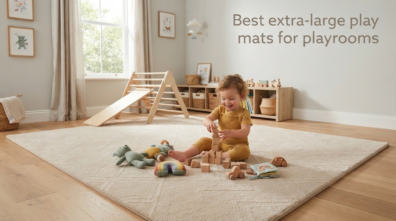 Best extra-large play mats for playrooms