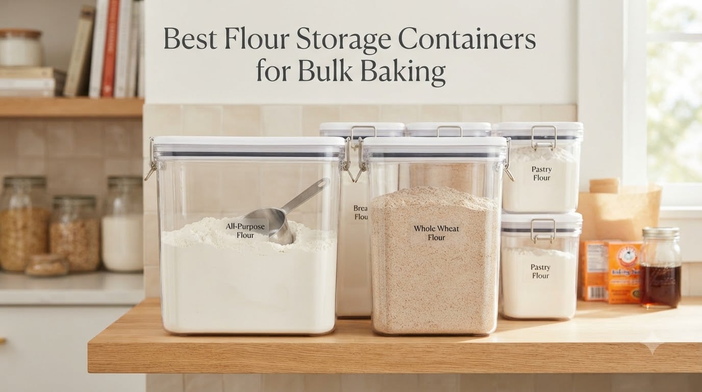 Best Flour Storage Containers for Bulk Baking