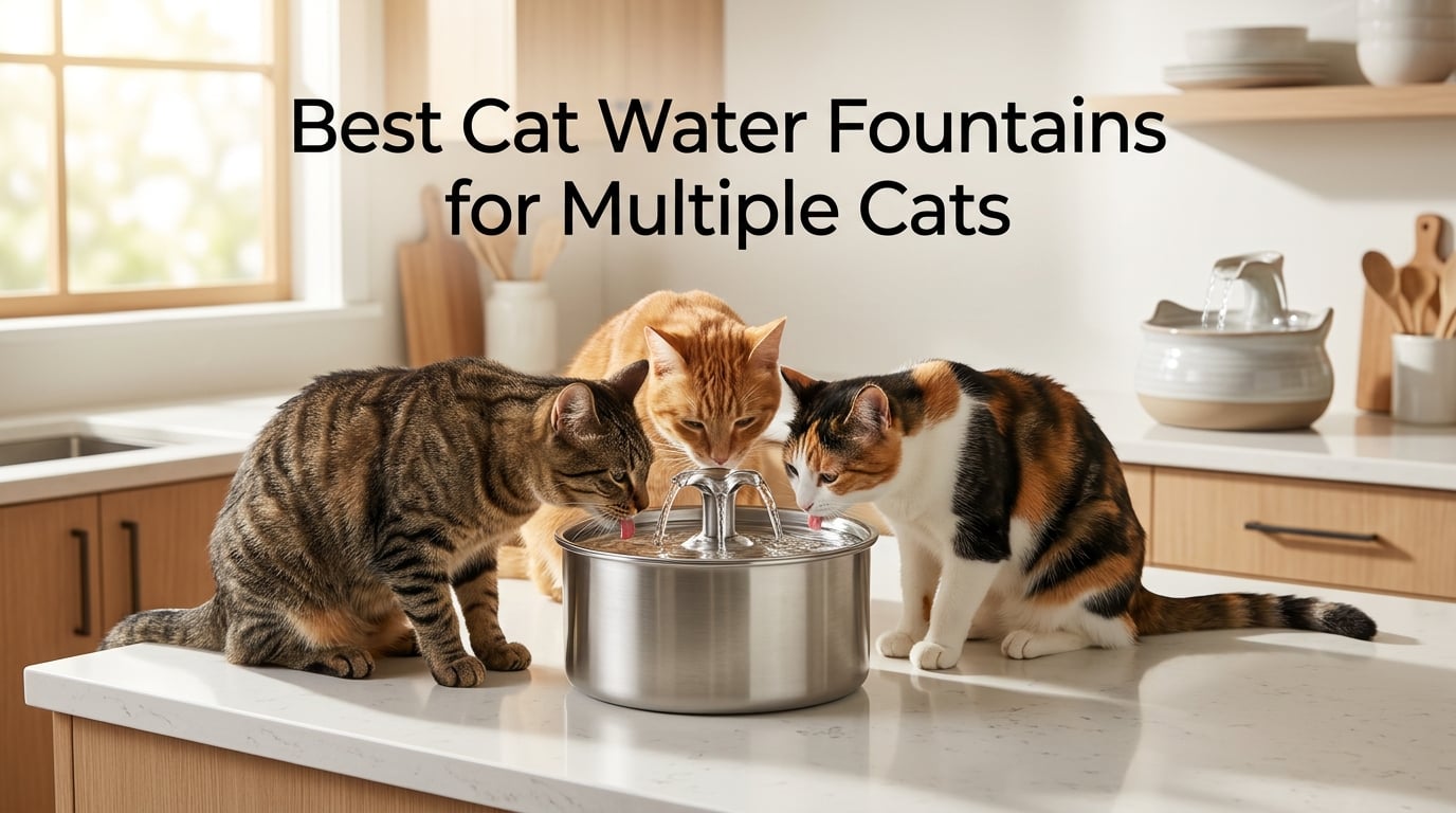 Best Cat Water Fountains for Multiple Cats