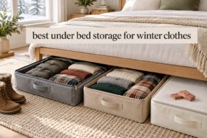 best under bed storage for winter clothes