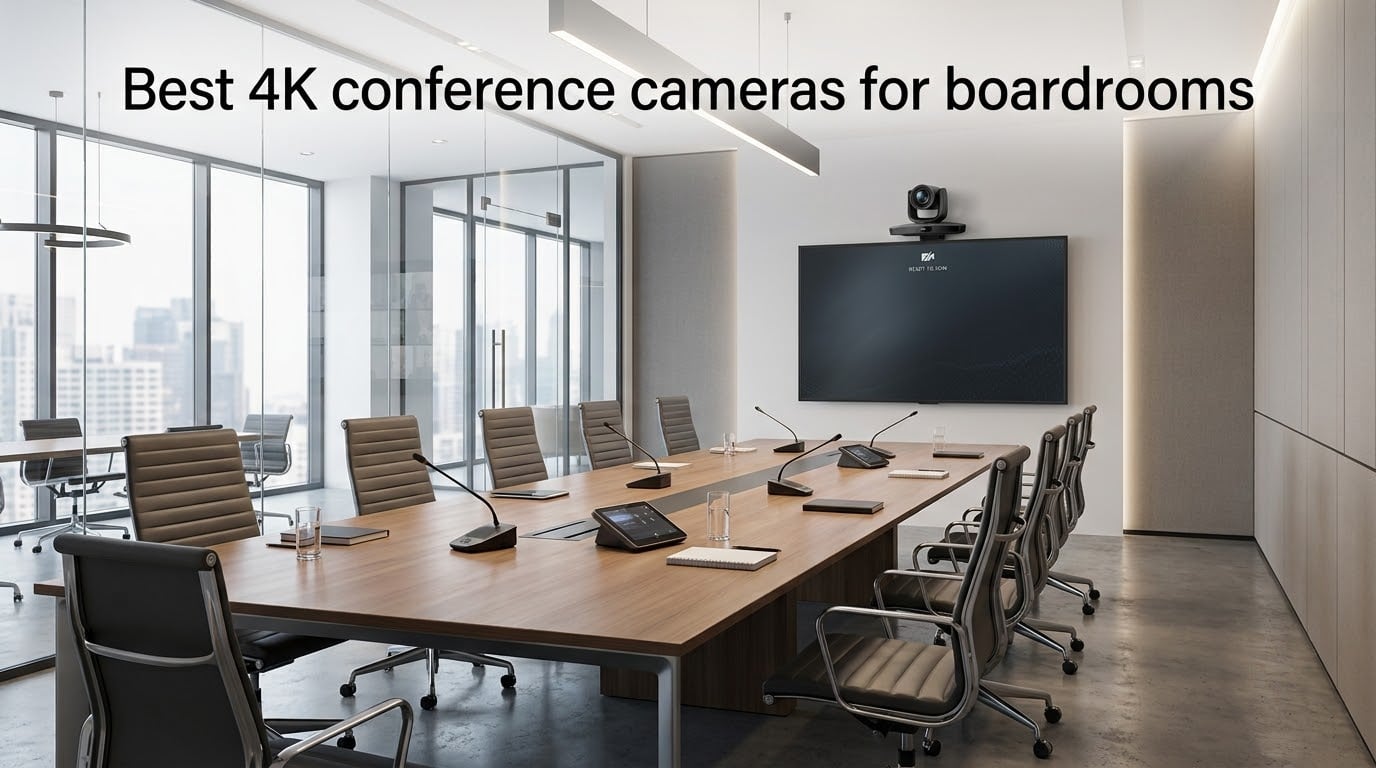 Best 4K conference cameras for boardrooms