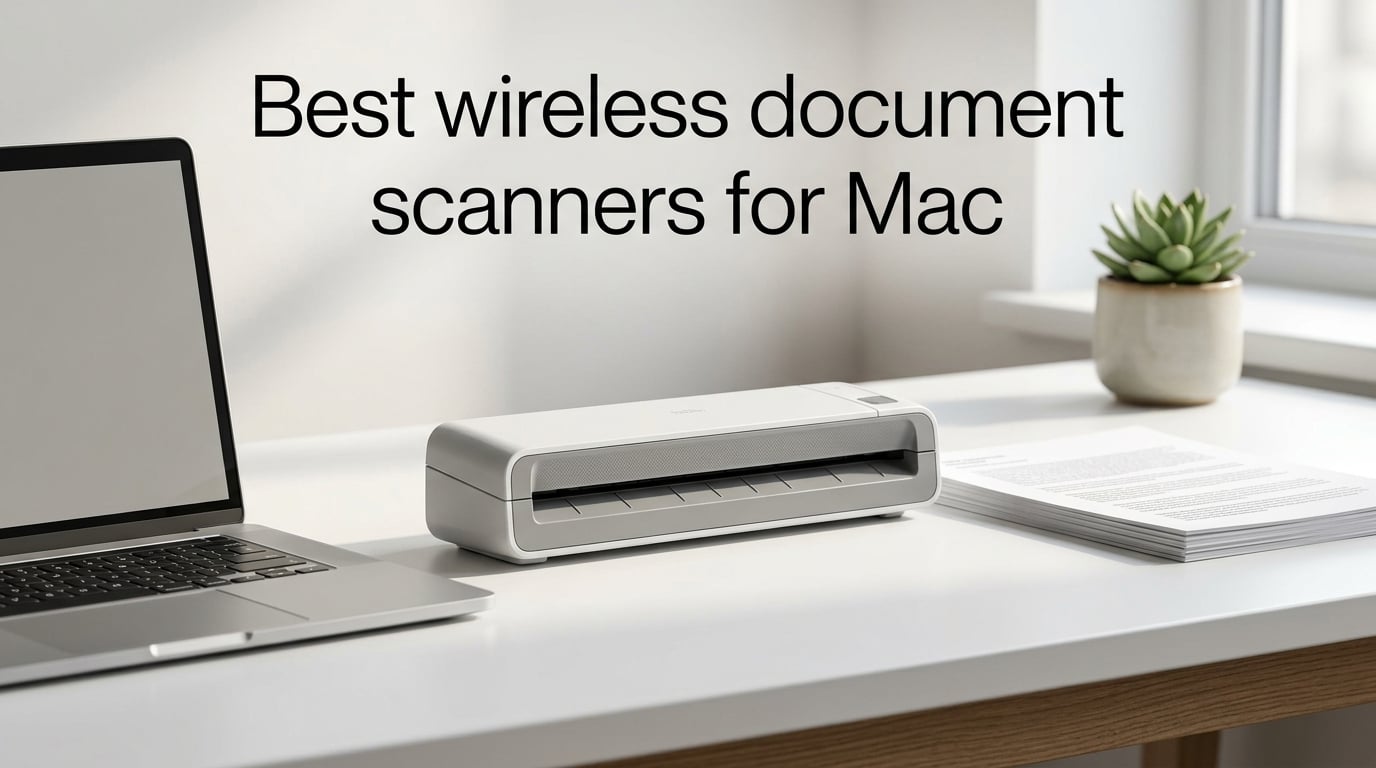 Best wireless document scanners for Mac