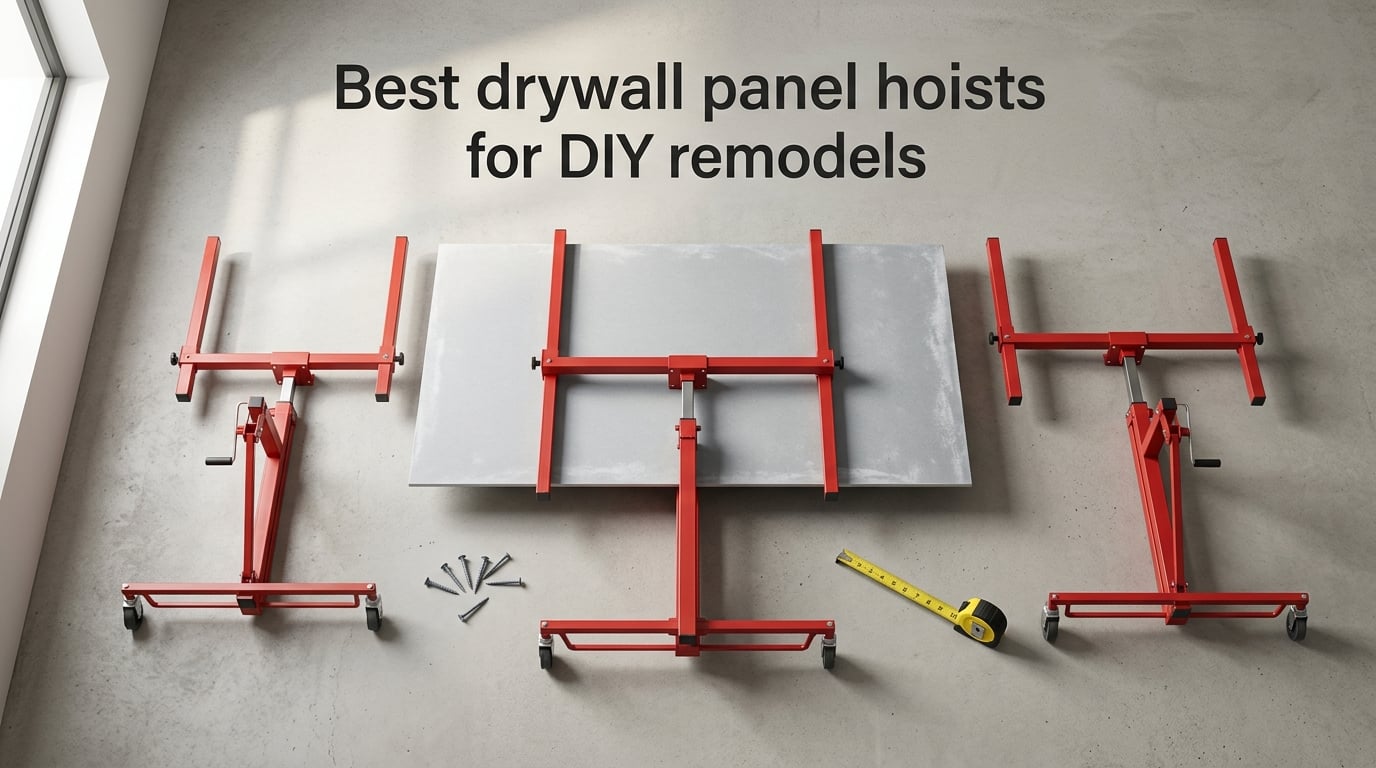 Best drywall panel hoists for DIY remodels