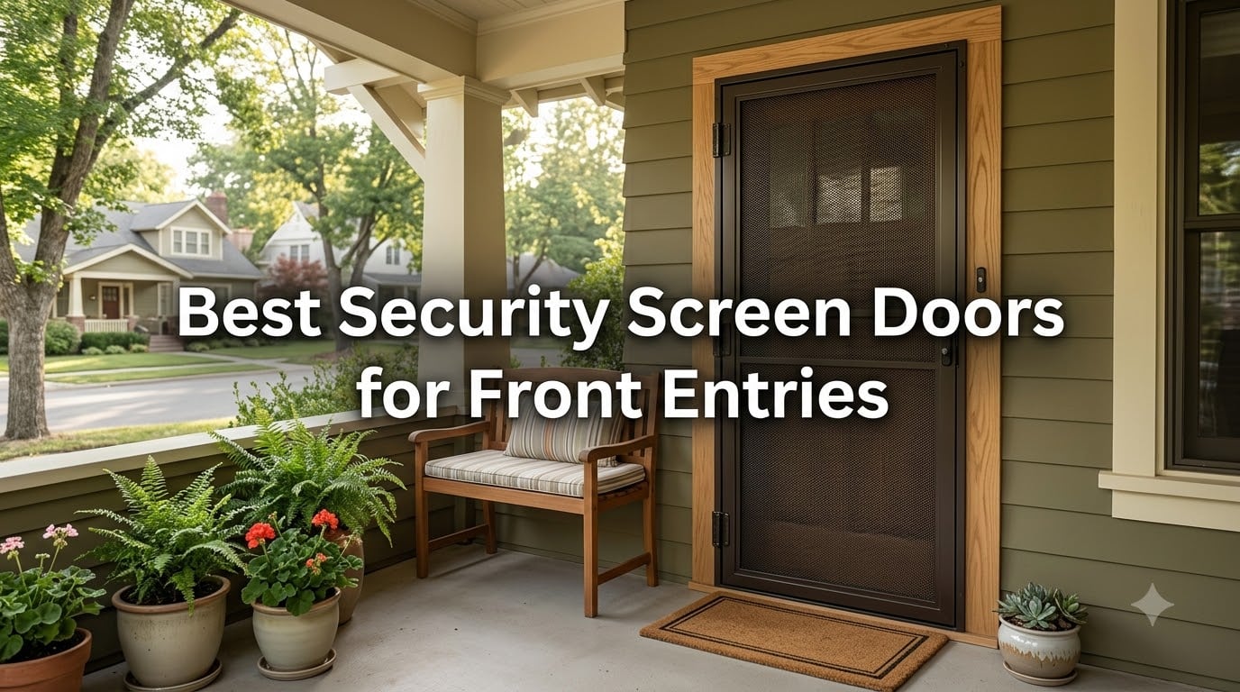 Best Security Screen Doors for Front Entries