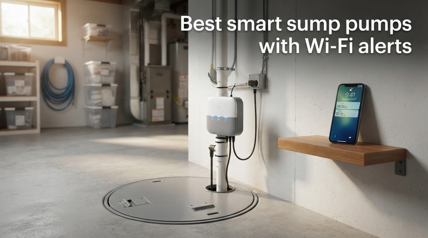Best smart sump pumps with Wi-Fi alerts