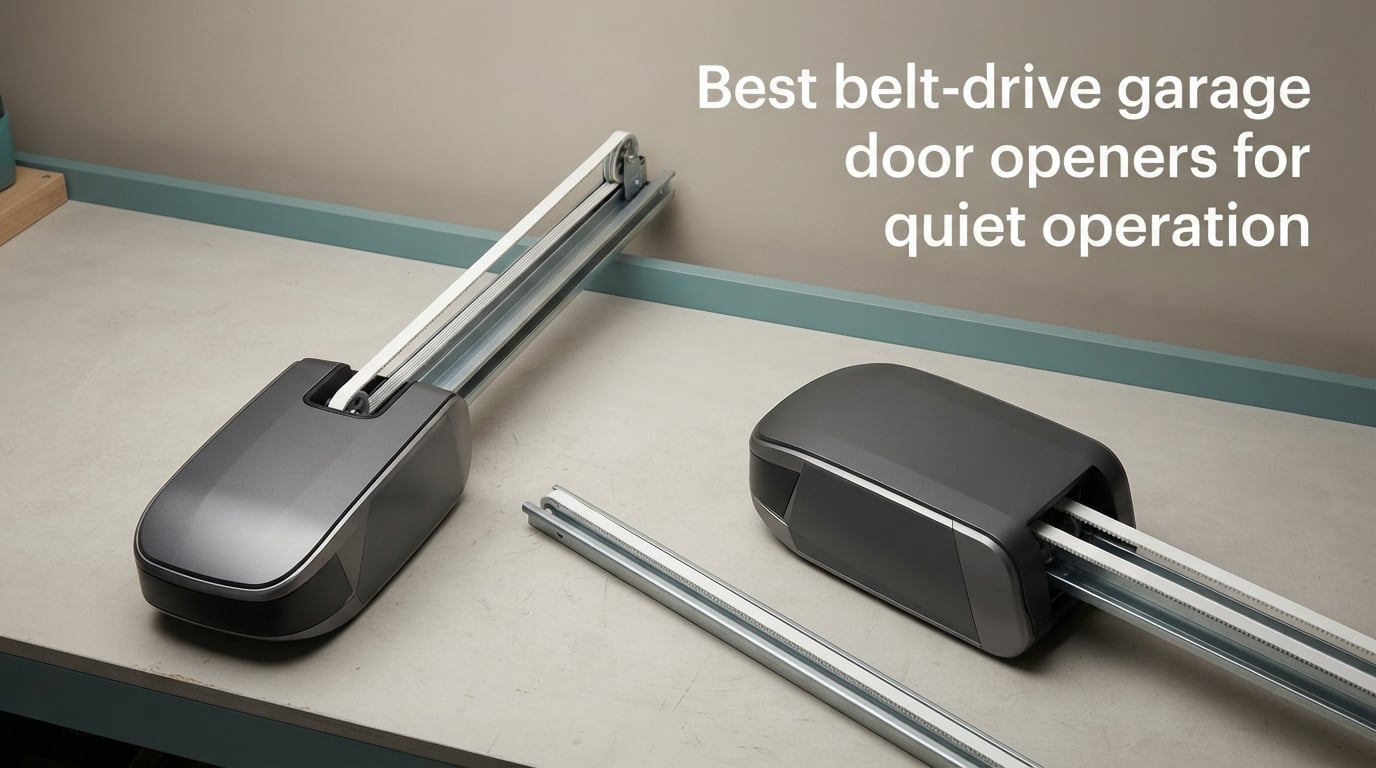 Best belt-drive garage door openers for quiet operation