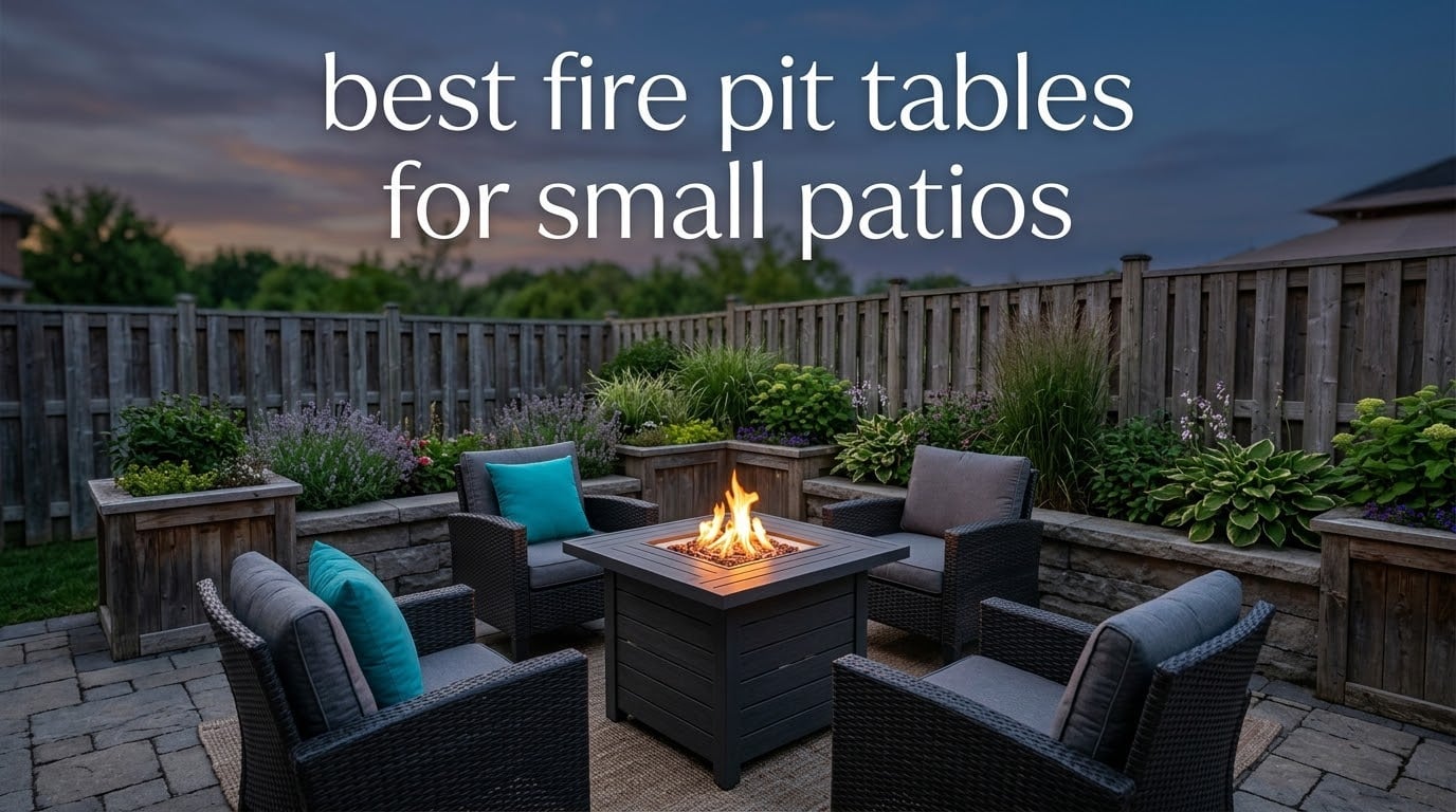 best fire pit tables for small patios