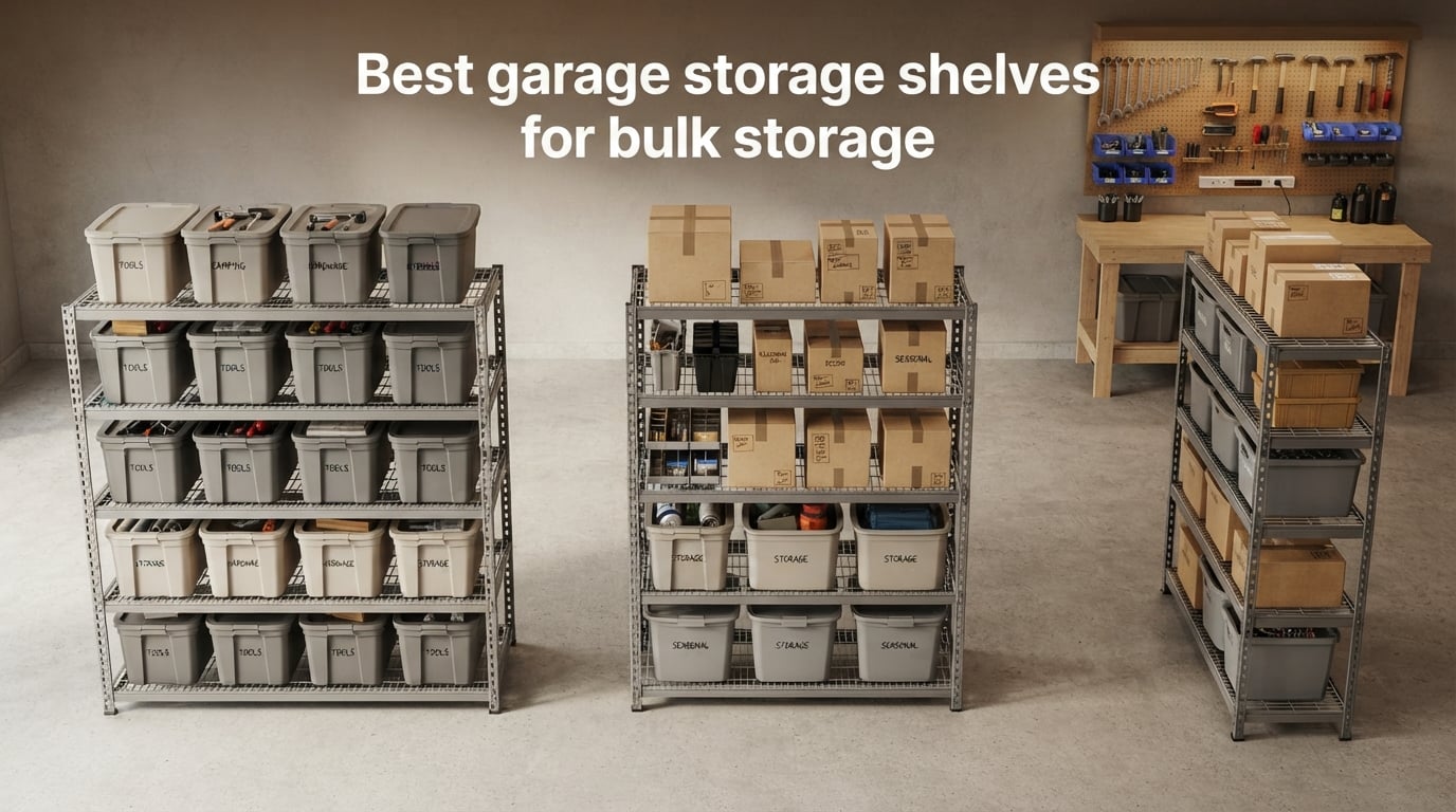 Best garage storage shelves for bulk storage