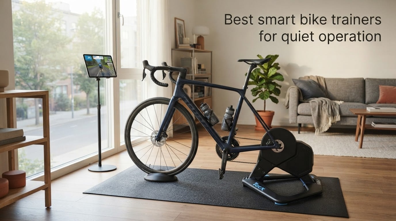 Best smart bike trainers for quiet operation