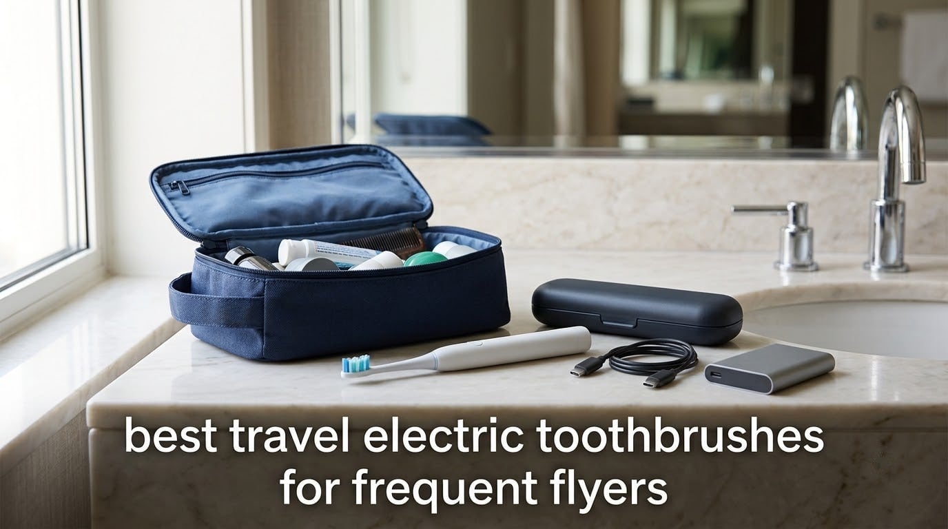 best travel electric toothbrushes for frequent flyers