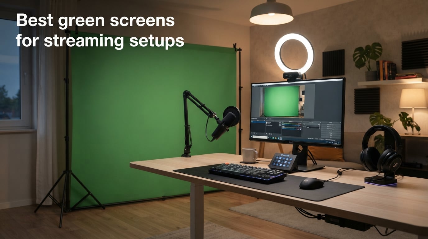 Best green screens for streaming setups