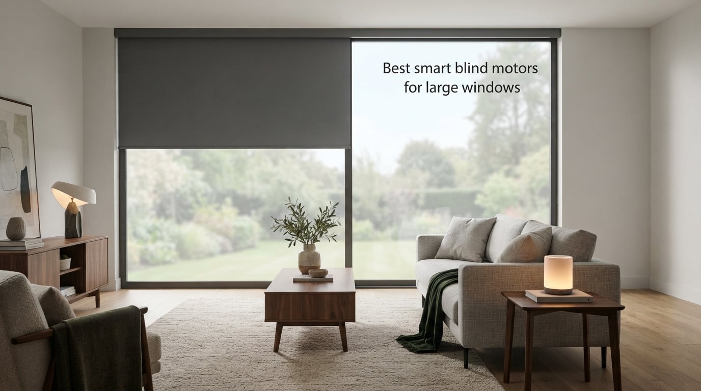 Best smart blind motors for large windows