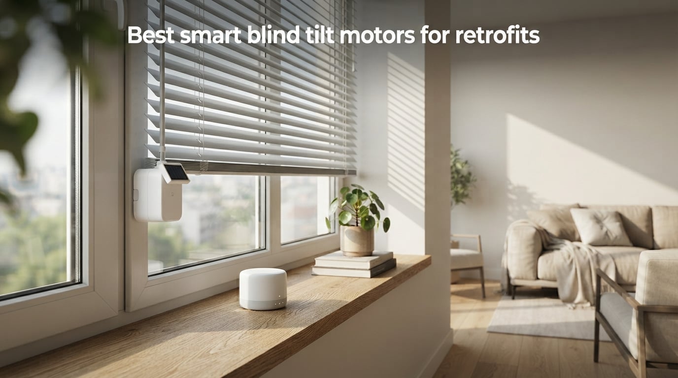 Best smart blind tilt motors for retrofits