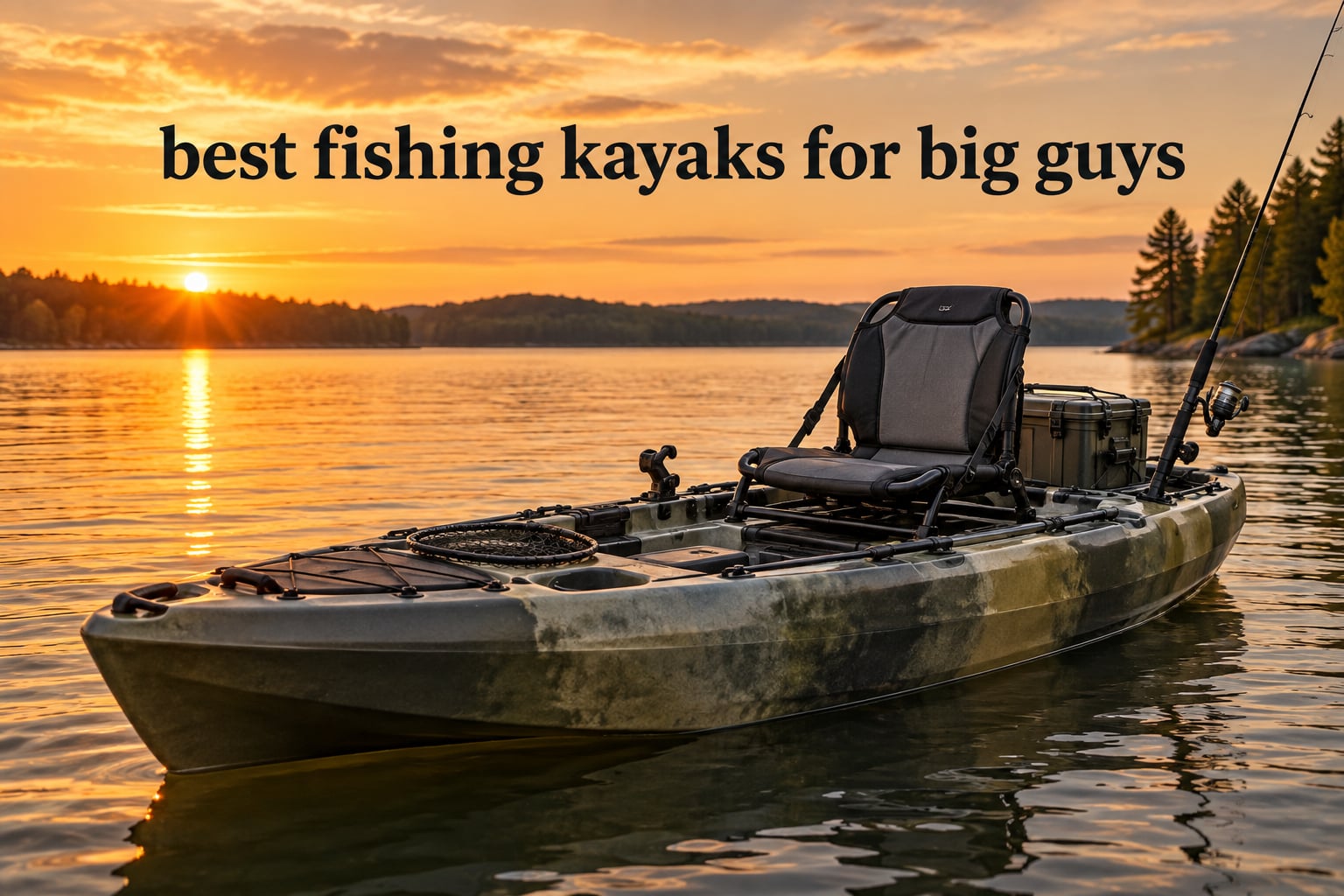 best fishing kayaks for big guys