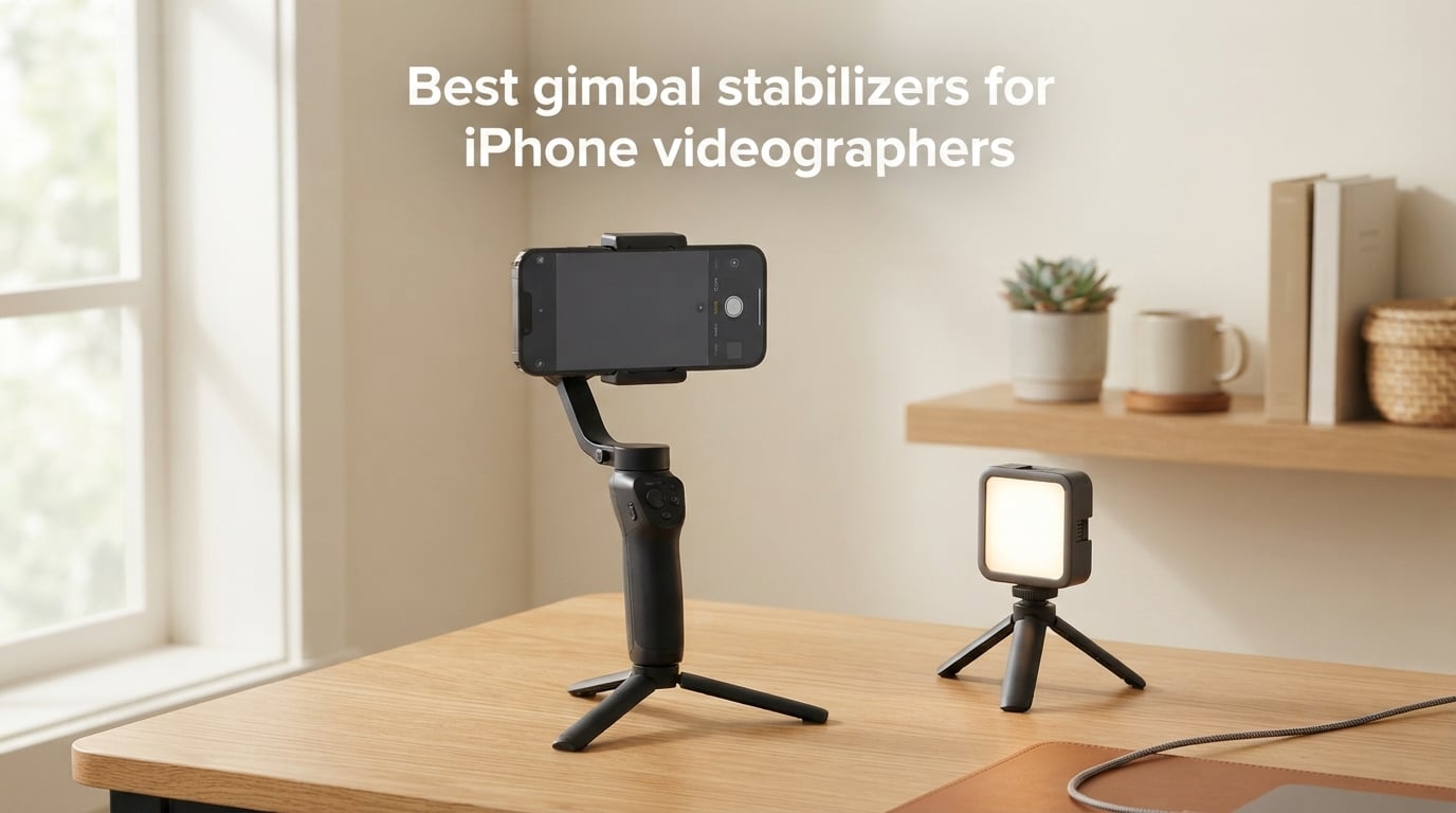 Best gimbal stabilizers for iPhone videographers