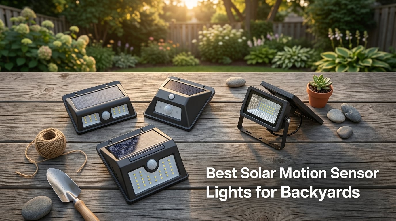 Best Solar Motion Sensor Lights for Backyards