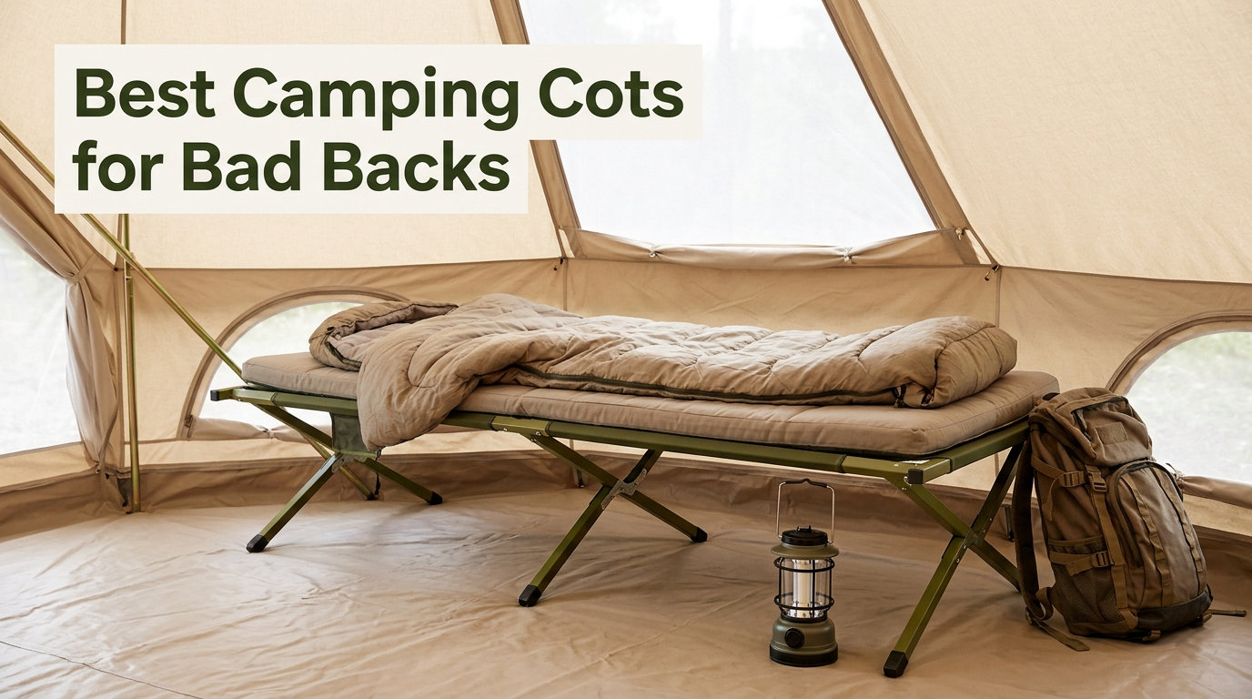 Best Camping Cots for Bad Backs