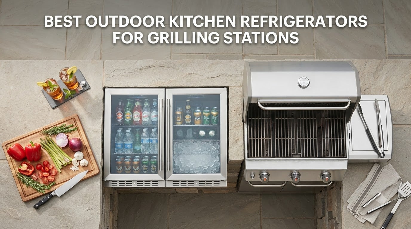Best outdoor kitchen refrigerators for grilling stations