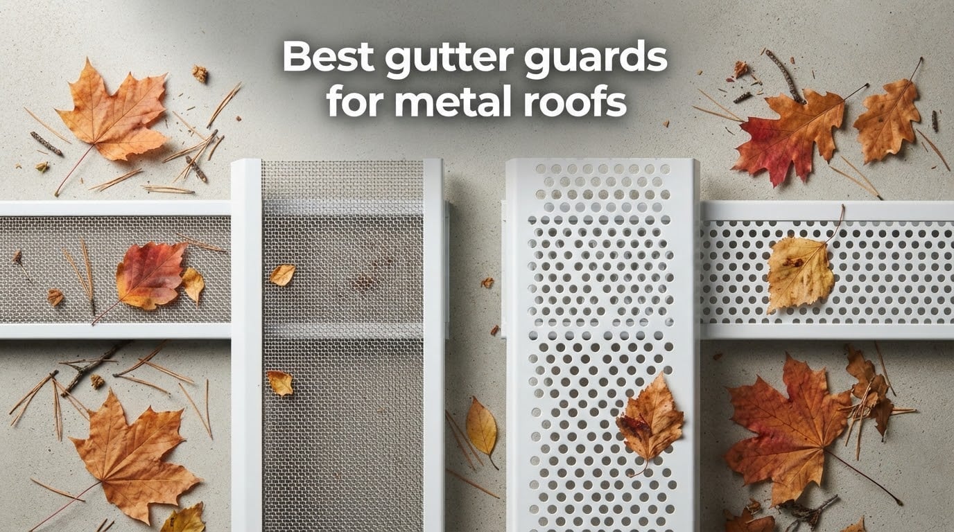 Best gutter guards for metal roofs