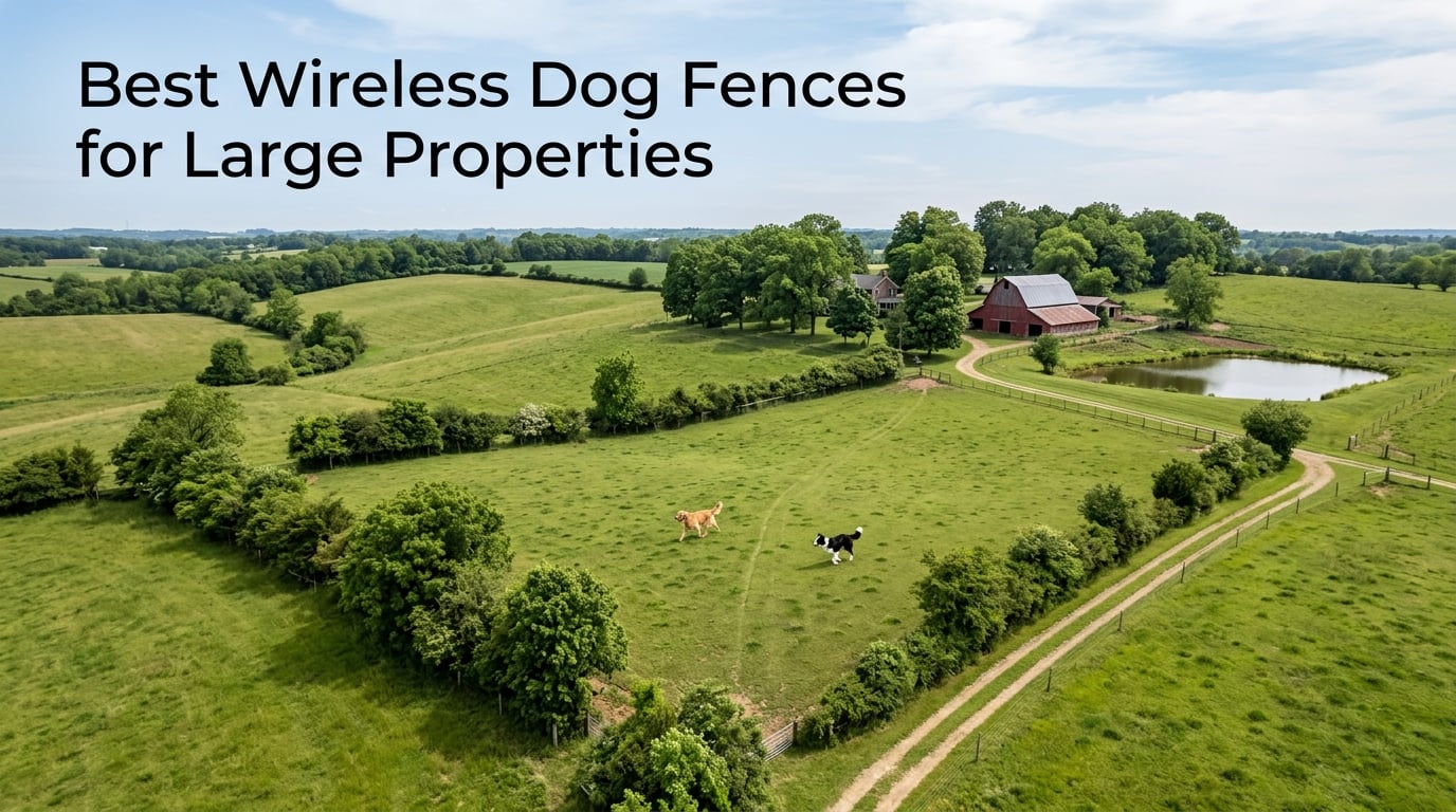 Best Wireless Dog Fences for Large Properties