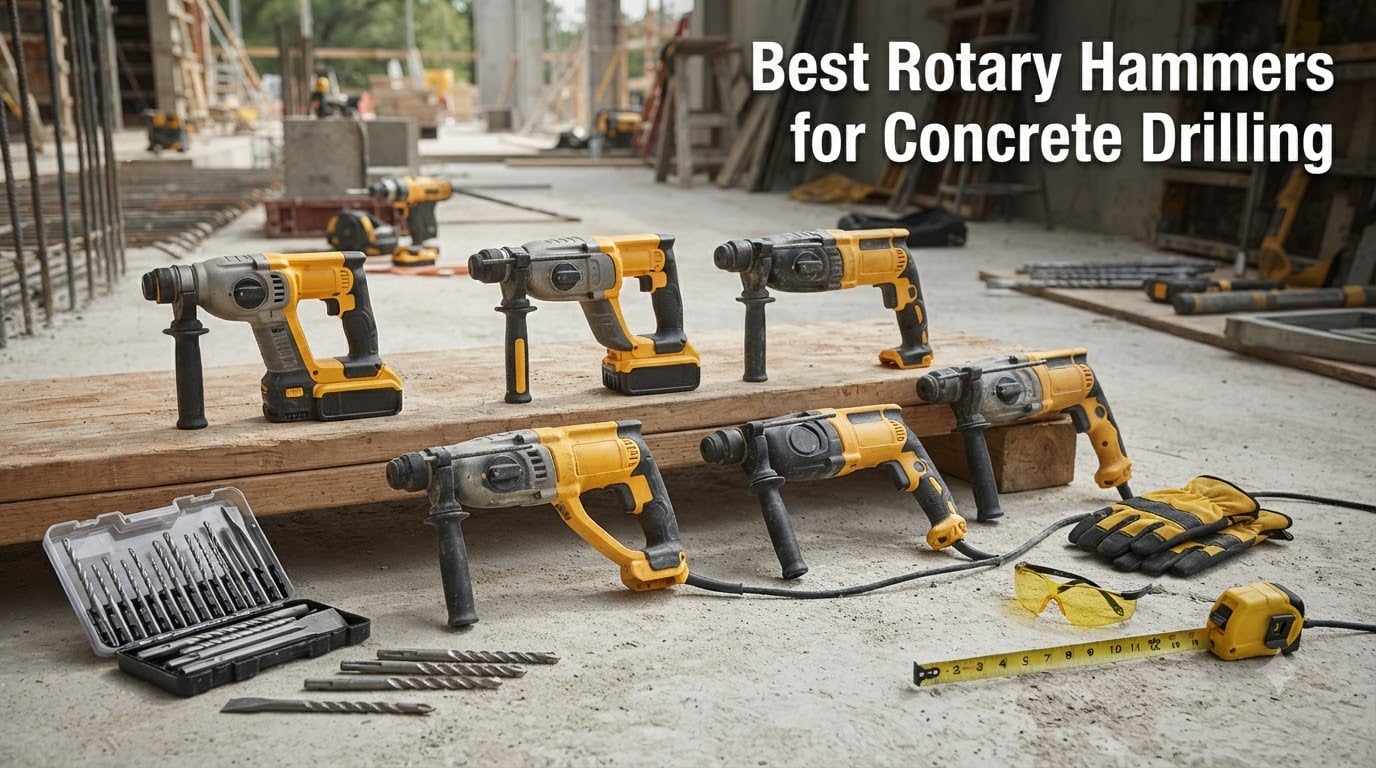 Best Rotary Hammers for Concrete Drilling