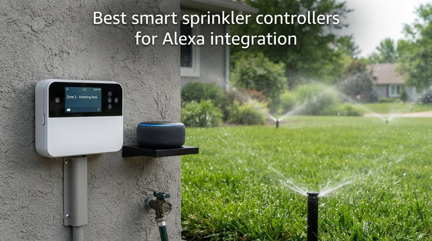 Best smart sprinkler controllers for Alexa integration