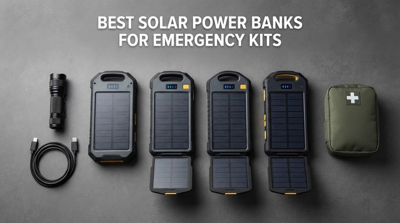 best solar power banks for emergency kits