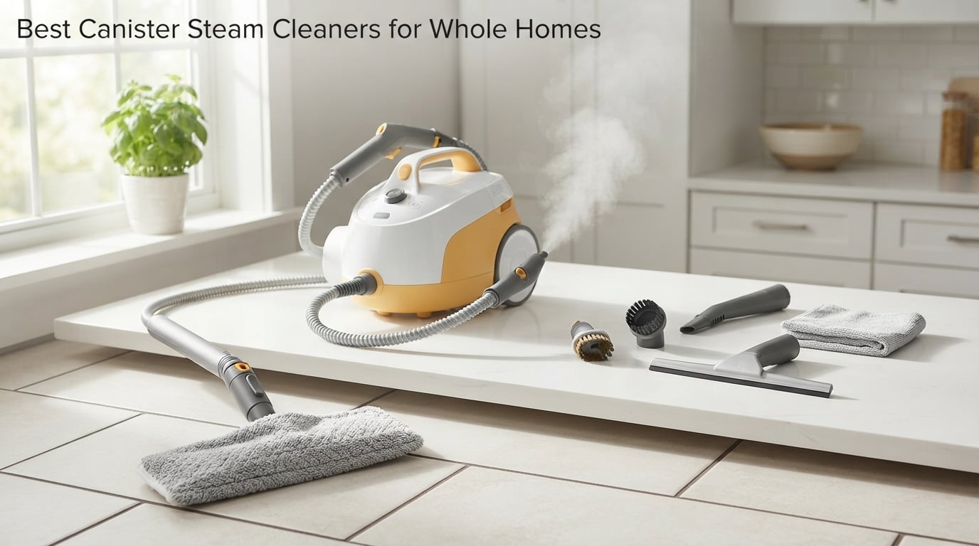 Best Canister Steam Cleaners for Whole Homes