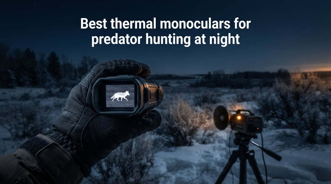 Best thermal monoculars for predator hunting at night