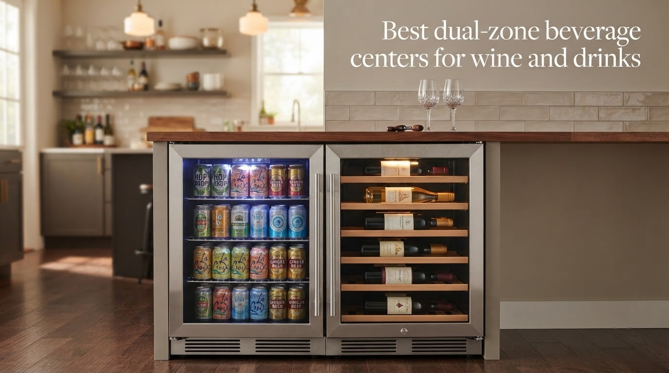 Best dual-zone beverage centers for wine and drinks