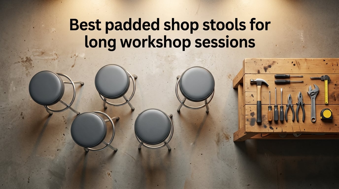 Best padded shop stools for long workshop sessions