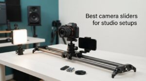 Best camera sliders for studio setups