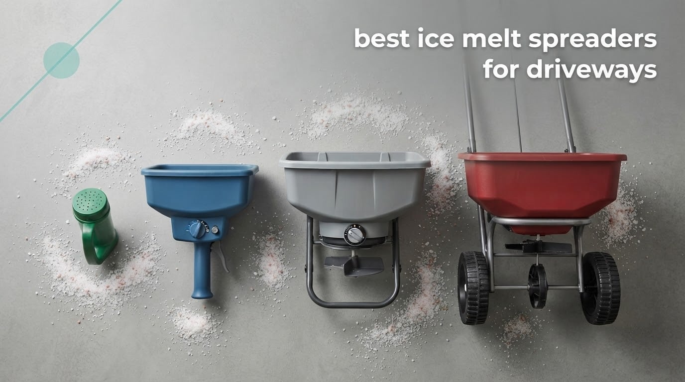 best ice melt spreaders for driveways