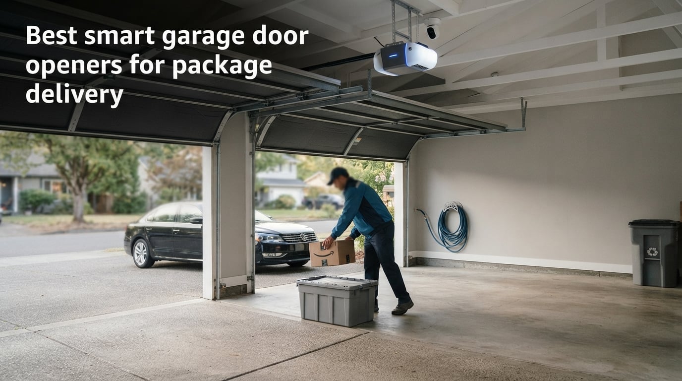 Best smart garage door openers for package delivery