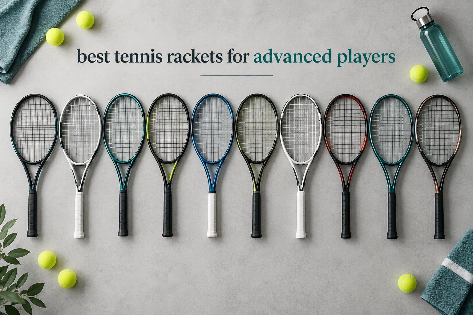 best tennis rackets for advanced players