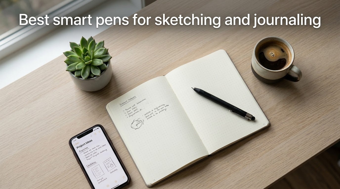 Best smart pens for sketching and journaling