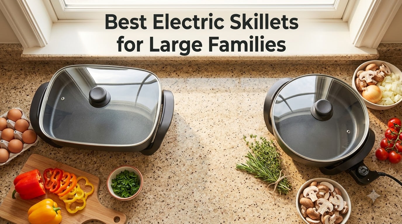 Best Electric Skillets for Large Families