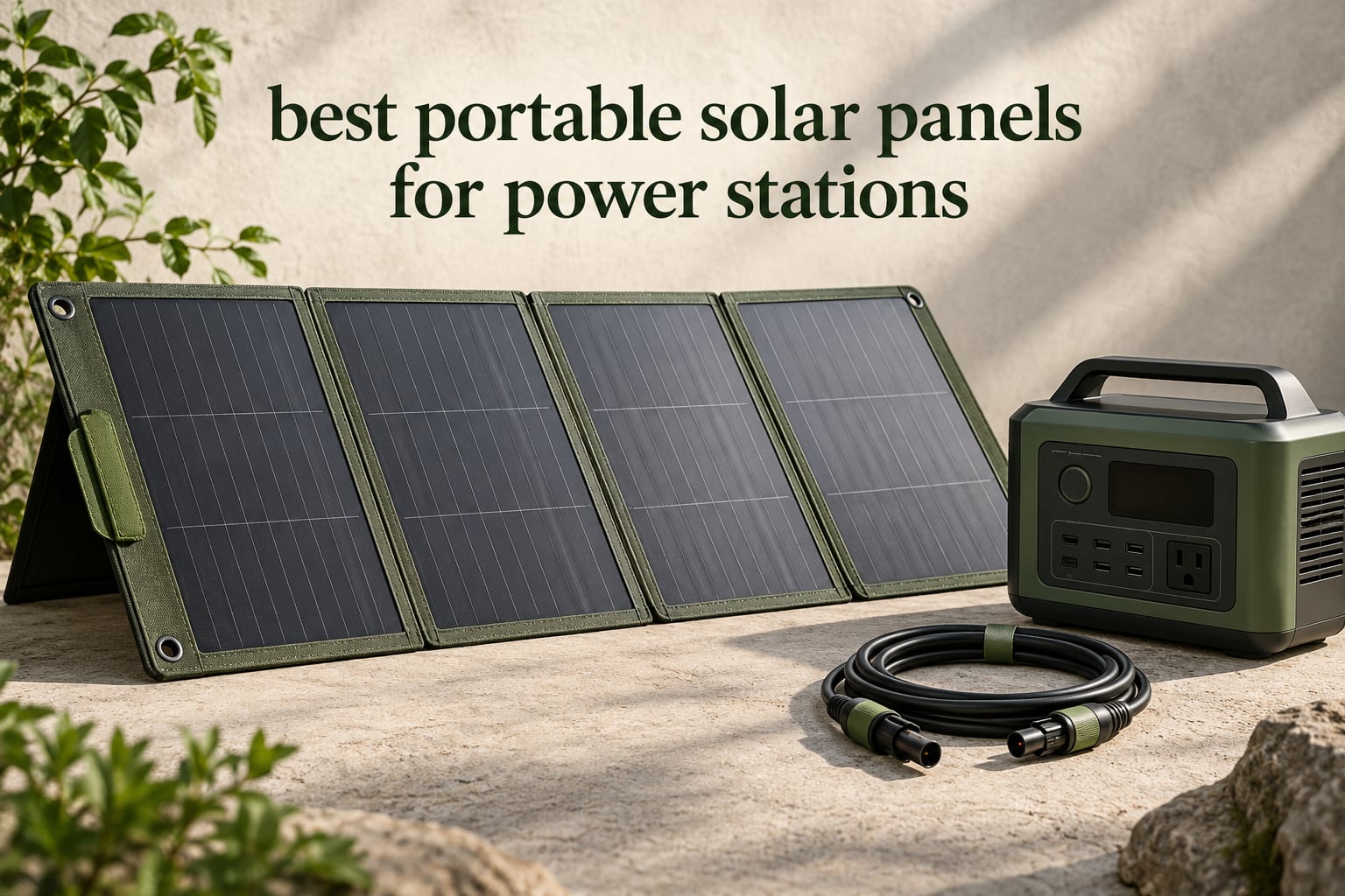 best portable solar panels for power stations