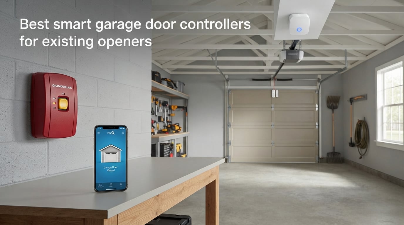 Best smart garage door controllers for existing openers