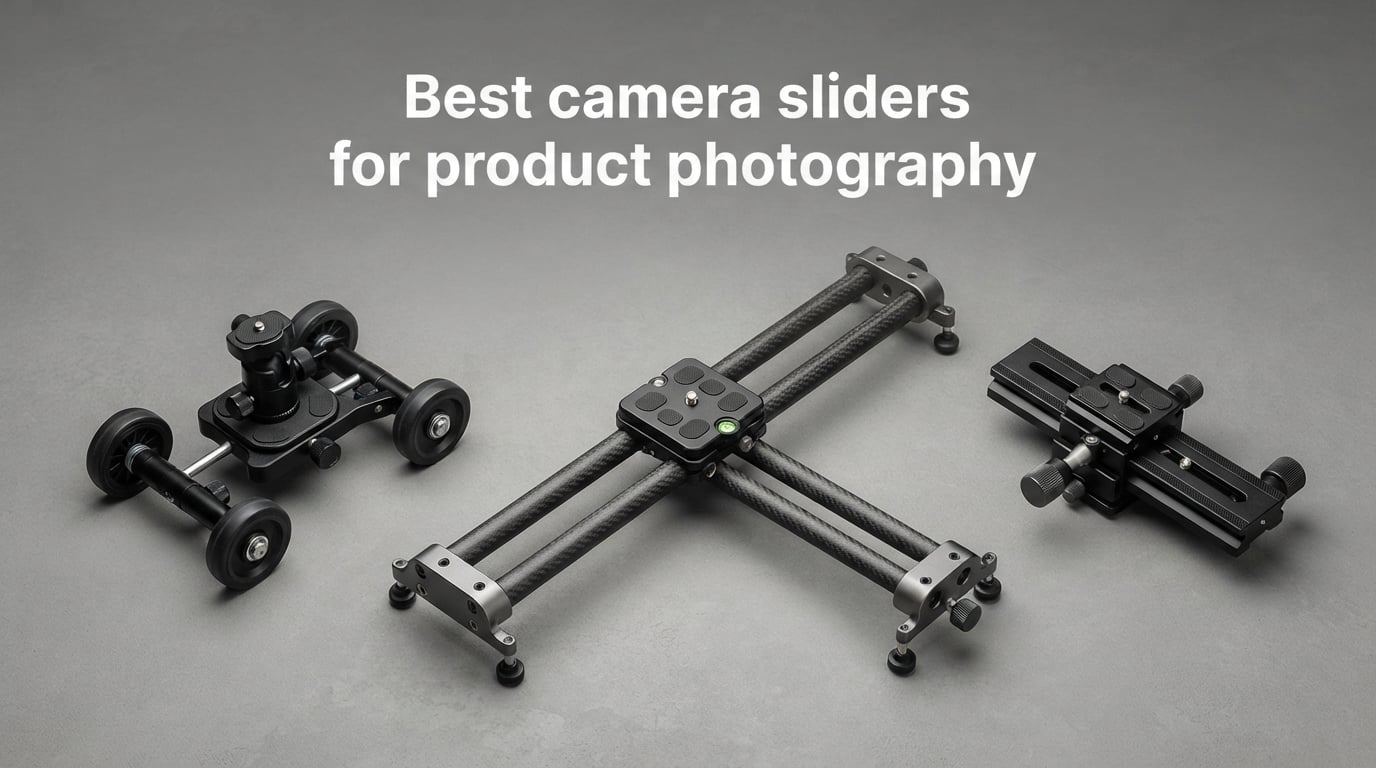 Best camera sliders for product photography