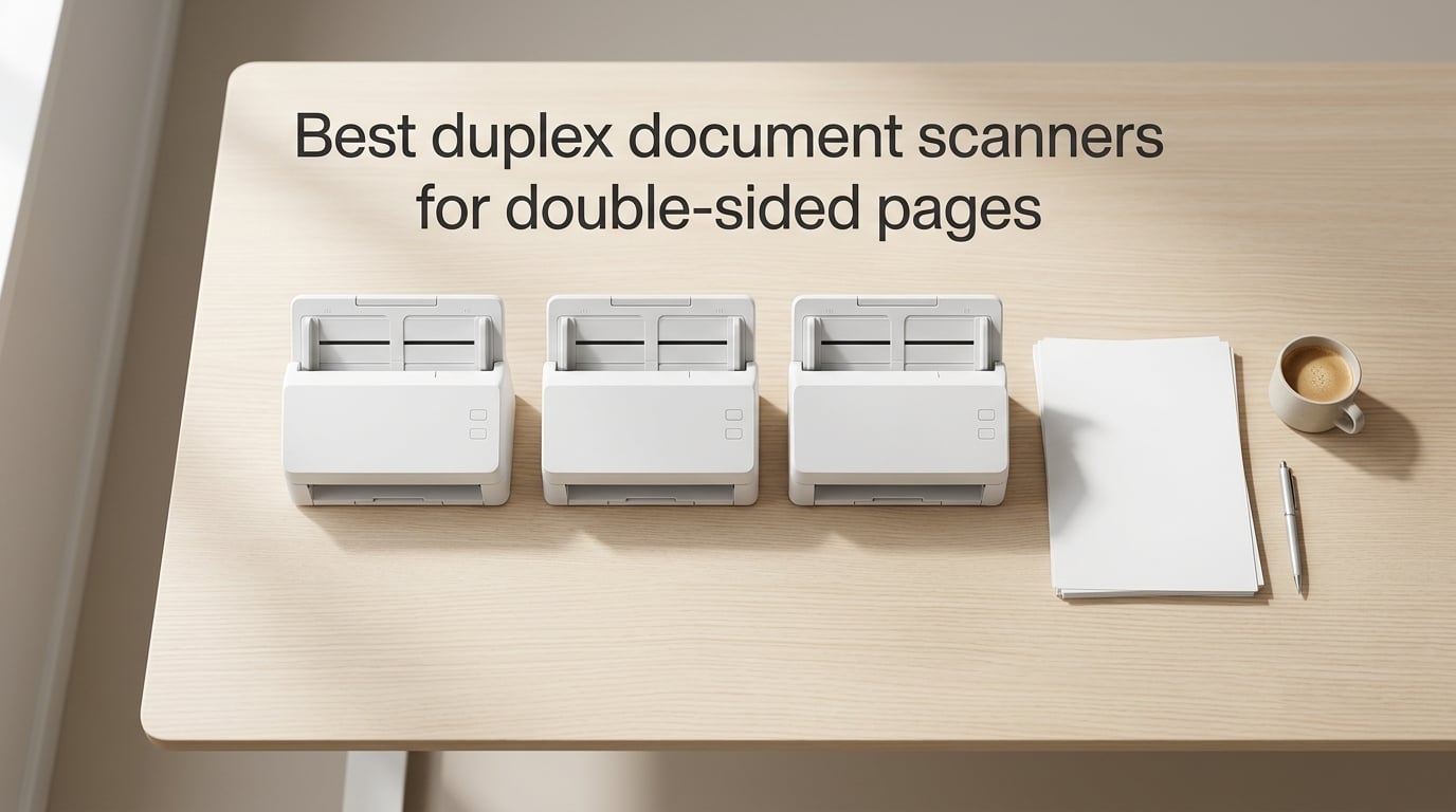 Best duplex document scanners for double-sided pages