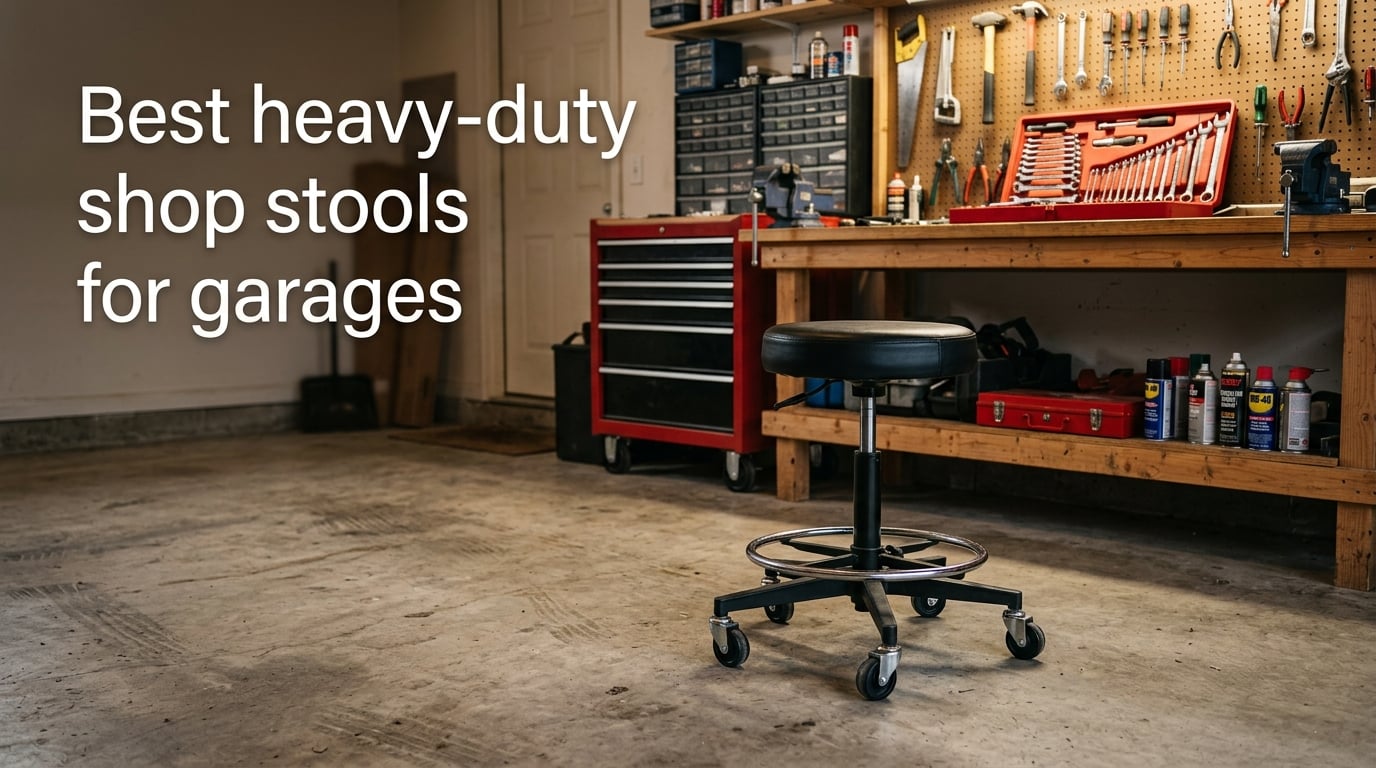 Best heavy-duty shop stools for garages