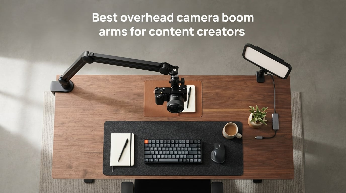 Best overhead camera boom arms for content creators