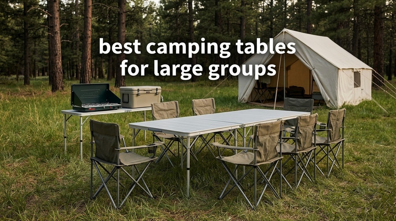 best camping tables for large groups