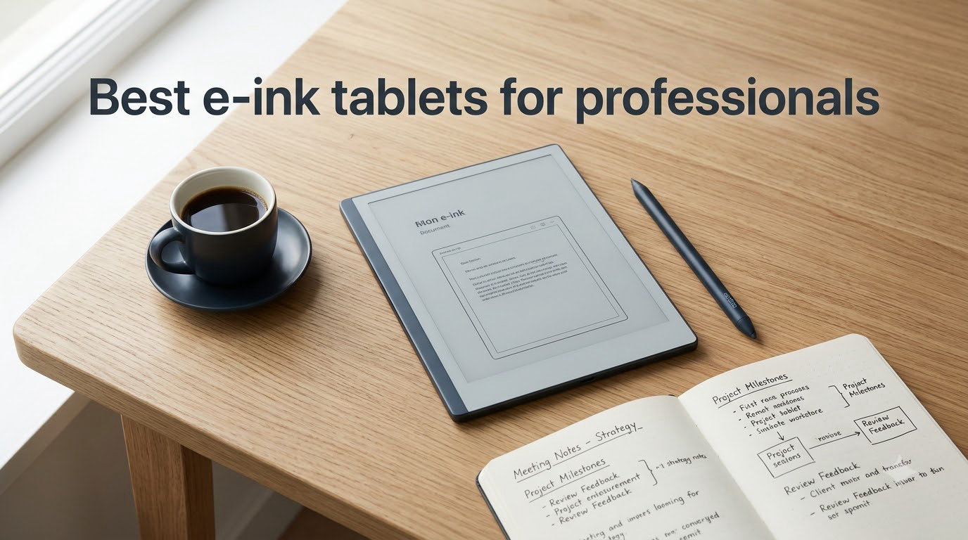 Best e-ink tablets for professionals