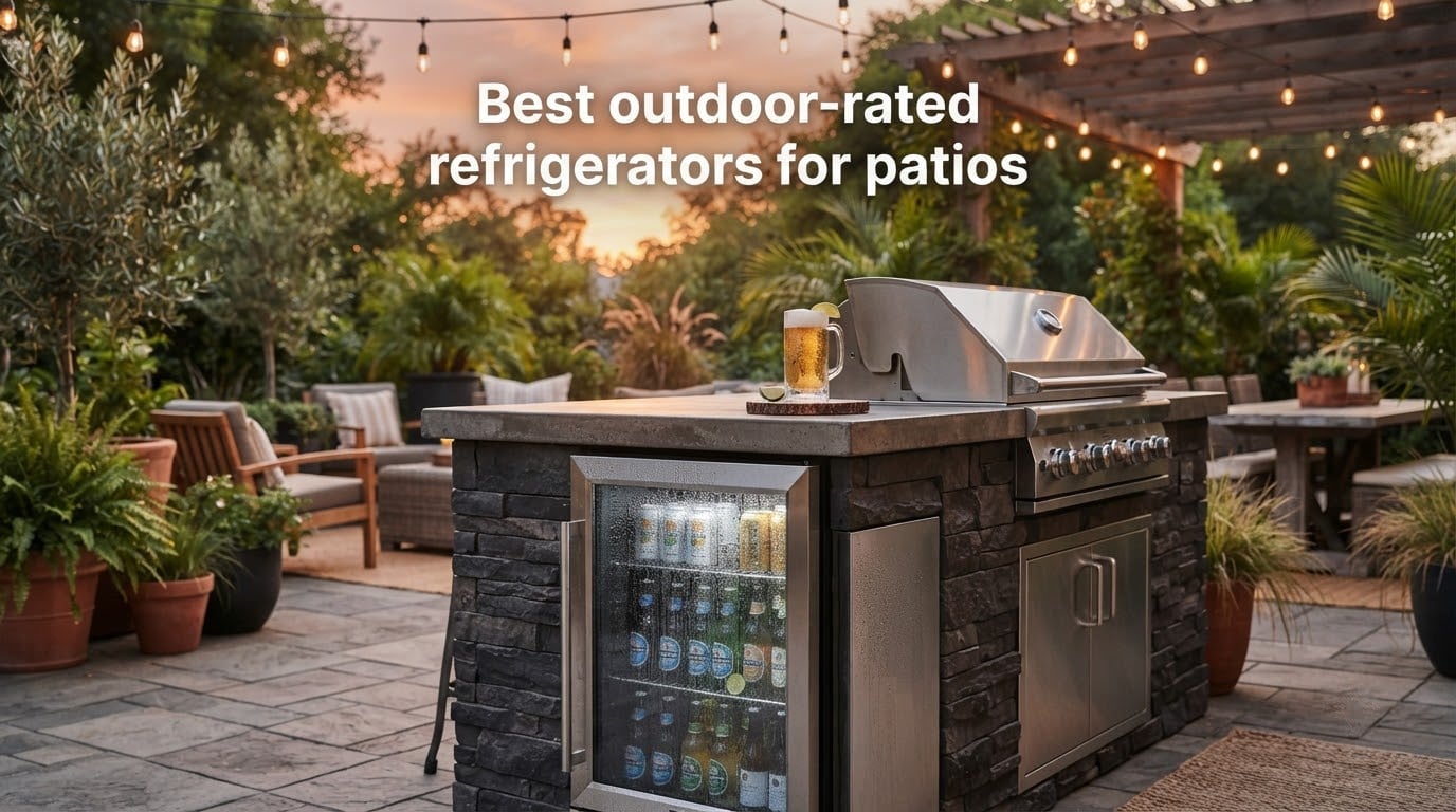 Best outdoor-rated refrigerators for patios