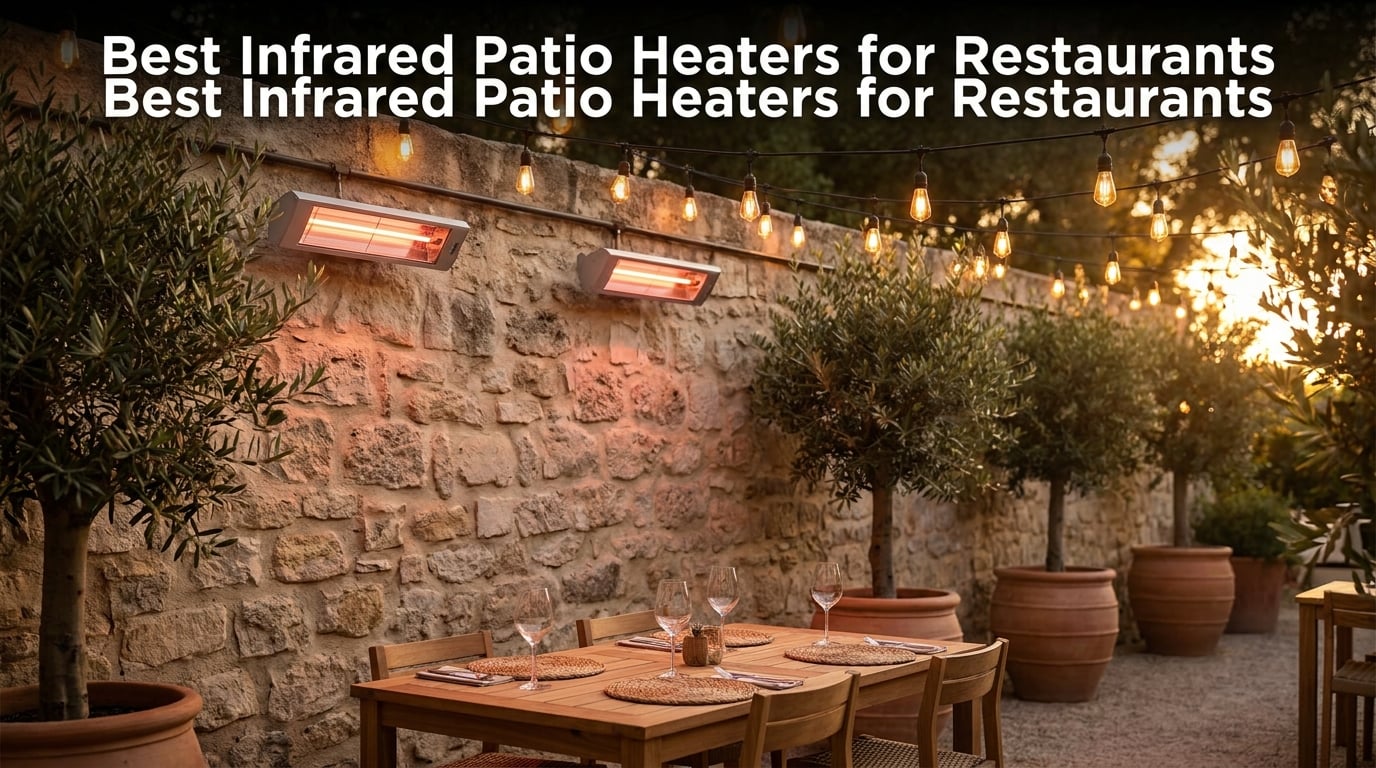 Best Infrared Patio Heaters for Restaurants