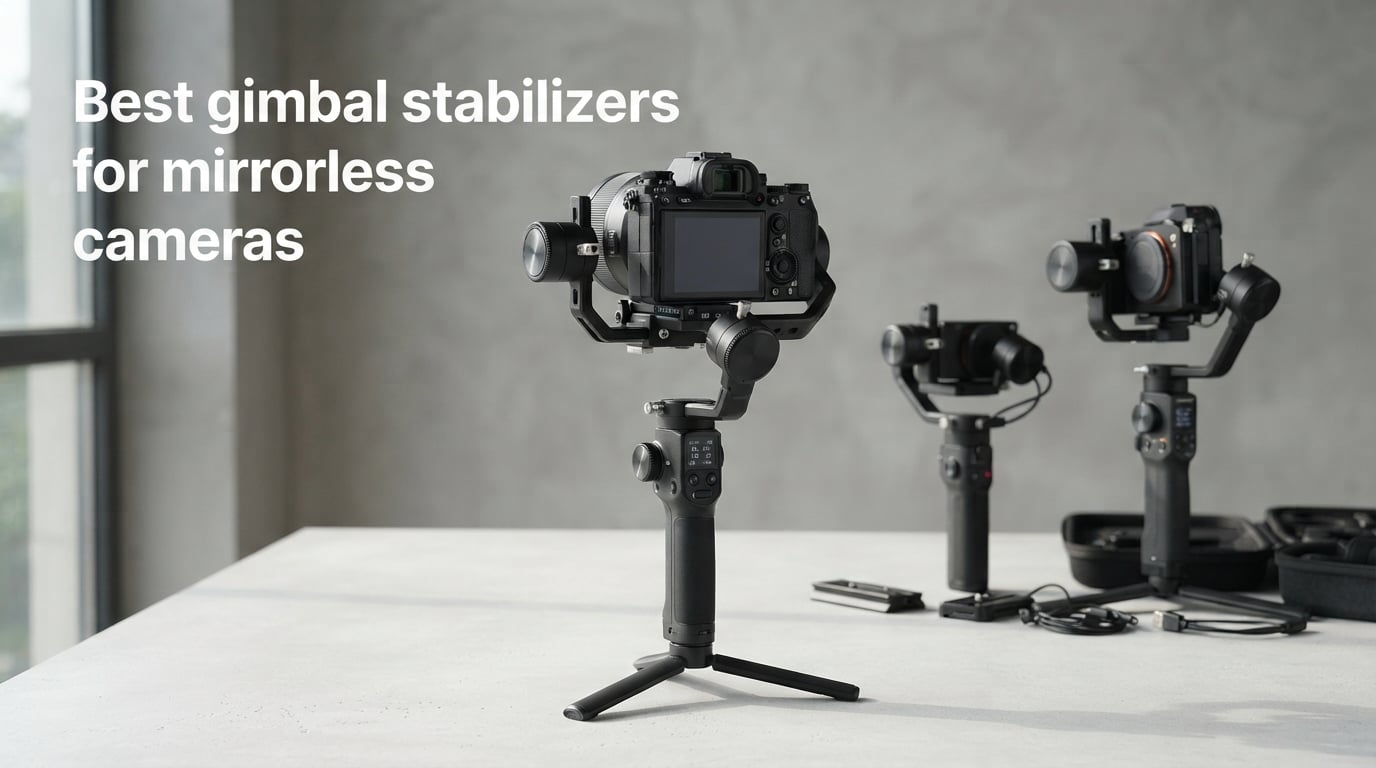 Best gimbal stabilizers for mirrorless cameras