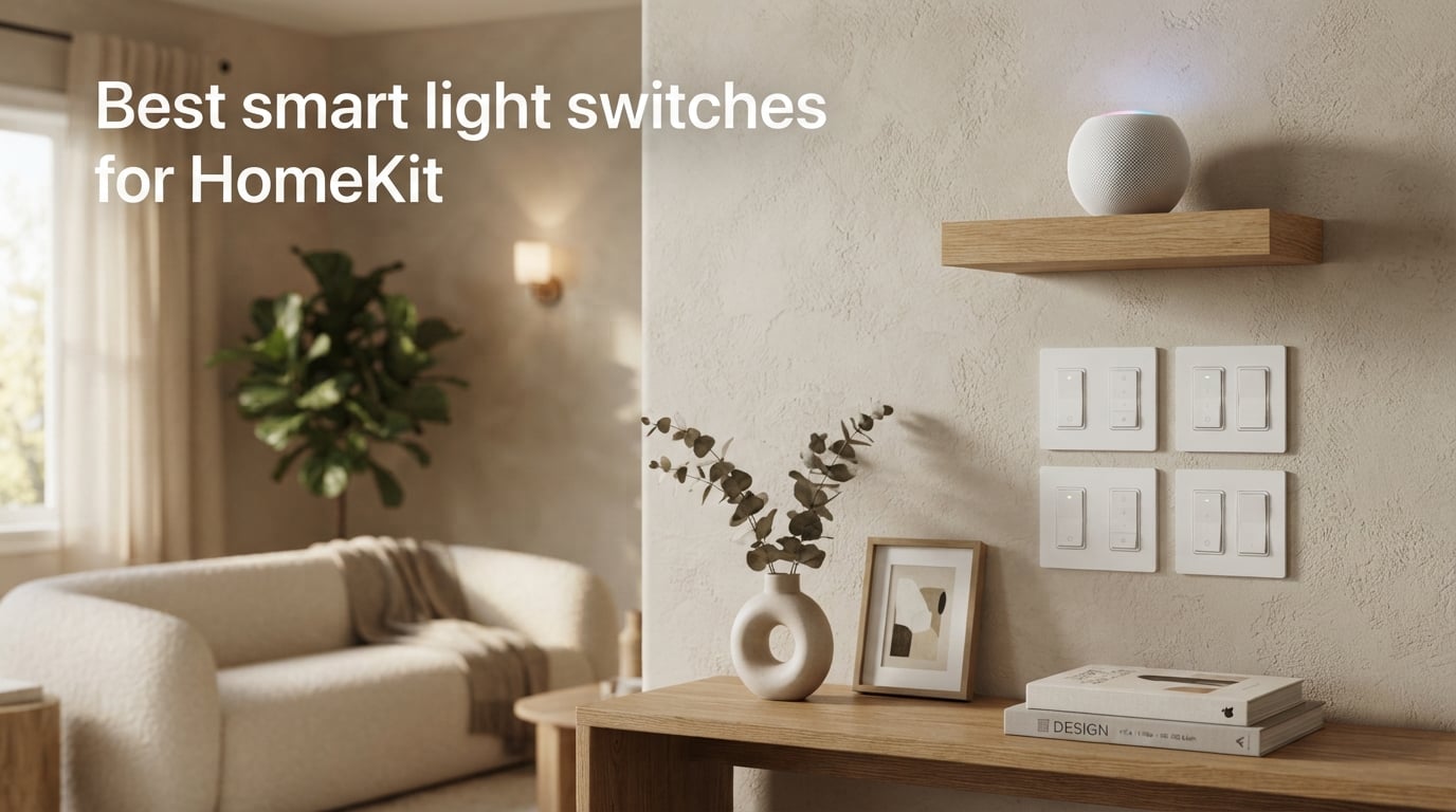 Best smart light switches for HomeKit
